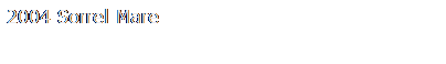 Text Box: 2004 Sorrel Mare
